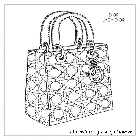 borsa dior sketch|dior sketches for sale.